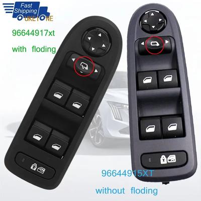 Car Accessories for 2007-2013 Citroen C5 Peugeot 308 508 Electric Window Control Switch Lifter Button Parts 96644915 96644917XT