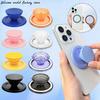 Suporte de aperto para celular dobrável magnético Silicone World Socket Suporte para Anel Magsafe Dedo Expansível Suporte Portátil