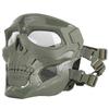 Neue Skull Taktische Schutzmaske Outdoor Riding Persönlichkeit Sanddichte Maske Atmungsaktiv Gesicht War Game Kappe Stoßreduzierung Vollgesichtsschutzkappe 1 Stück