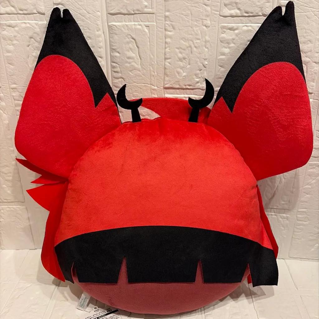Round1 Welcome Hazbin Hotel Plush Face Cushion Alastor 37cm Japan