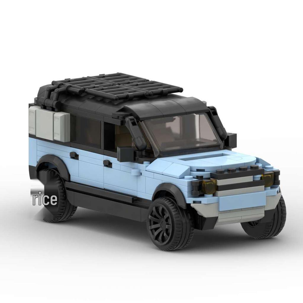 MOC-Blöcke: Kompatibler Land Rover Defender 110 P400 SUV Offroad DIY Bausteine