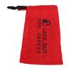 Electrical Plug Lockout Lock Bag Industrial Safety Plug Tagout Bag for Hoist Control