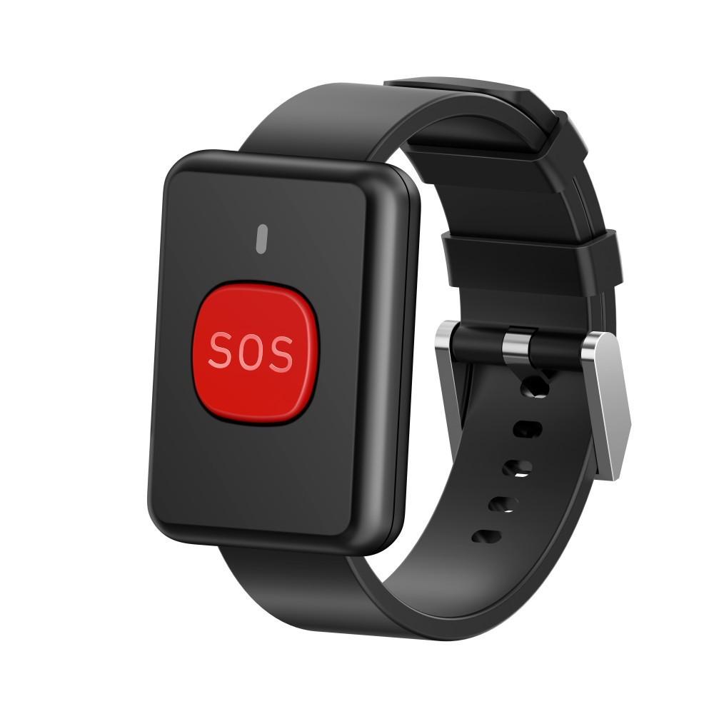 Wasserdarer kabelloser Notfallalarm für ältere Menschen & Schwangere - Langreichweiten-Sicherheits-Pager mit einer Taste