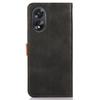 KHAZNEH For Oppo A38 4G Case Cowhide Texture PU Leather Stand Phone Cover Wallet