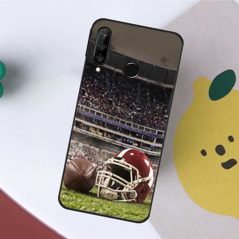 American Football Sport For Huawei Nova 7i 8i 11i 12i 12s Y73 Y70 Y90 Y60 Y72 Y61 Y91 9 10 SE P40 Lite P30 Pro Case