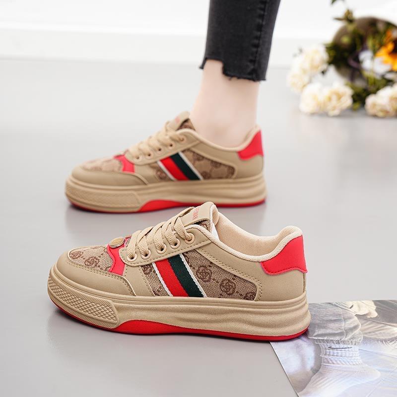Summer retro women's casual board shoes with dirty shoes flat comfortable casual shoes versatile trend board shoes