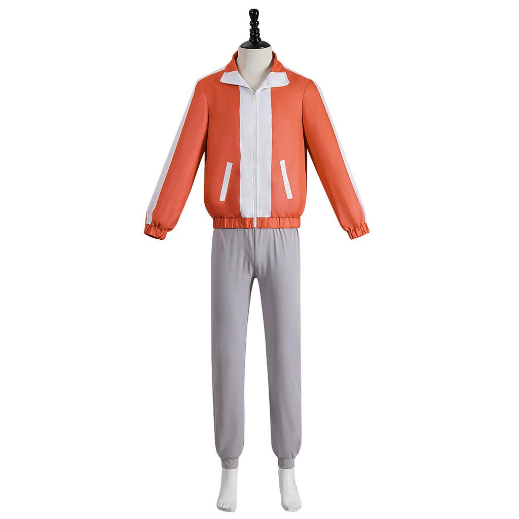 DAN DA DAN Anime Orange Cosplay, Panda Bat Costume Ready To Ship Halloween Party Wear for Adults Children