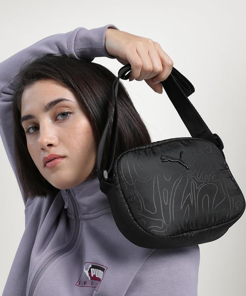 Puma POP Crossbody 2025 taška, Dámská, 091338, Jarní/Letní barva, Černá/Graffiti, AOP(01)