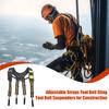 Work Tool Belt Suspenders for Construction Electrician Tool Belt with Adjustable Straps with Detachable Phone Pencil Holder Reduce Stress