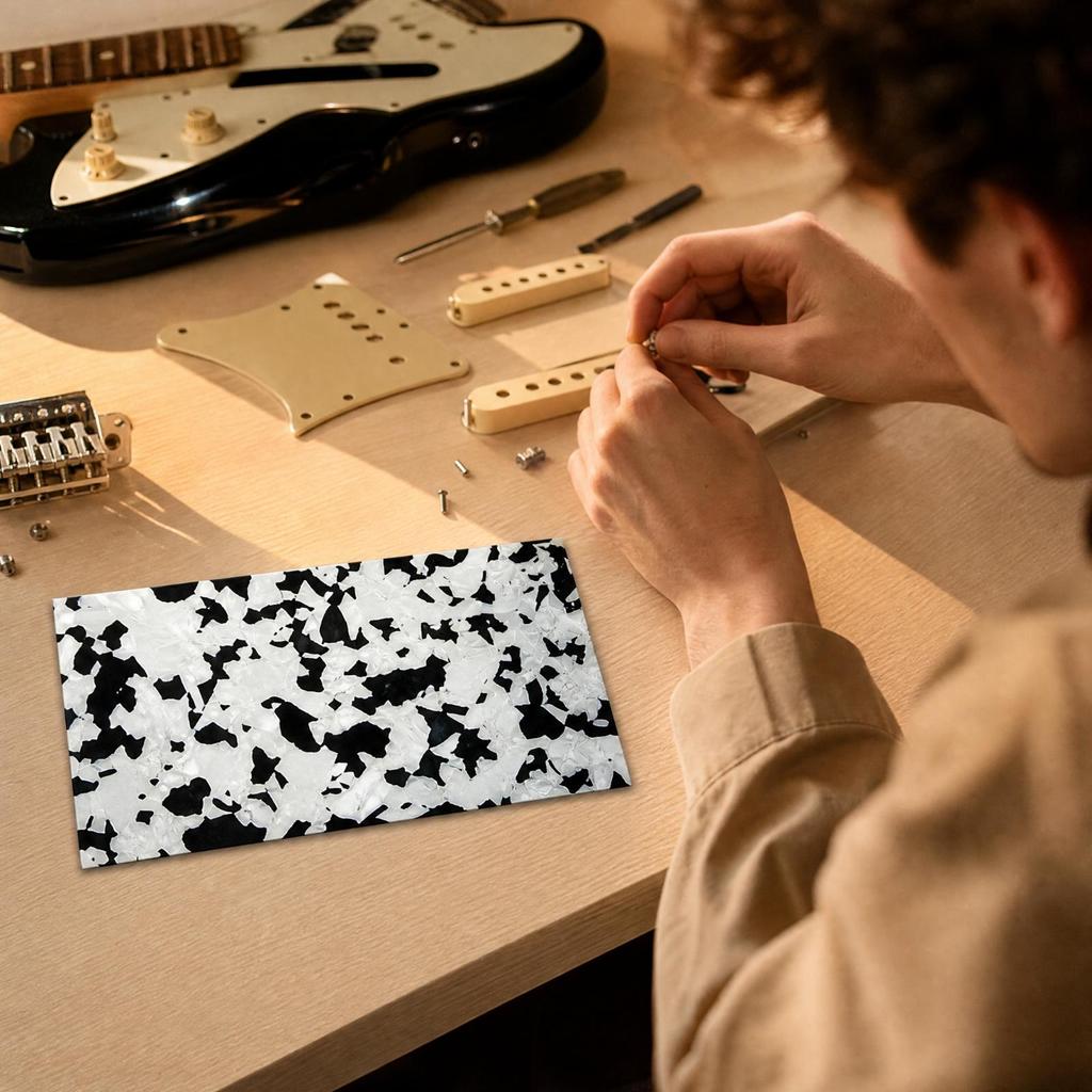Guitar Pickguard Material Smooth Finish Spotted Pattern Sheet