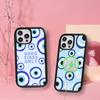 Lucky Eye Blue Evil Eye Phone Case For iPhone 16 15 14 13 12 11 17 Pro Max Plus Magnetic Wireless Cover