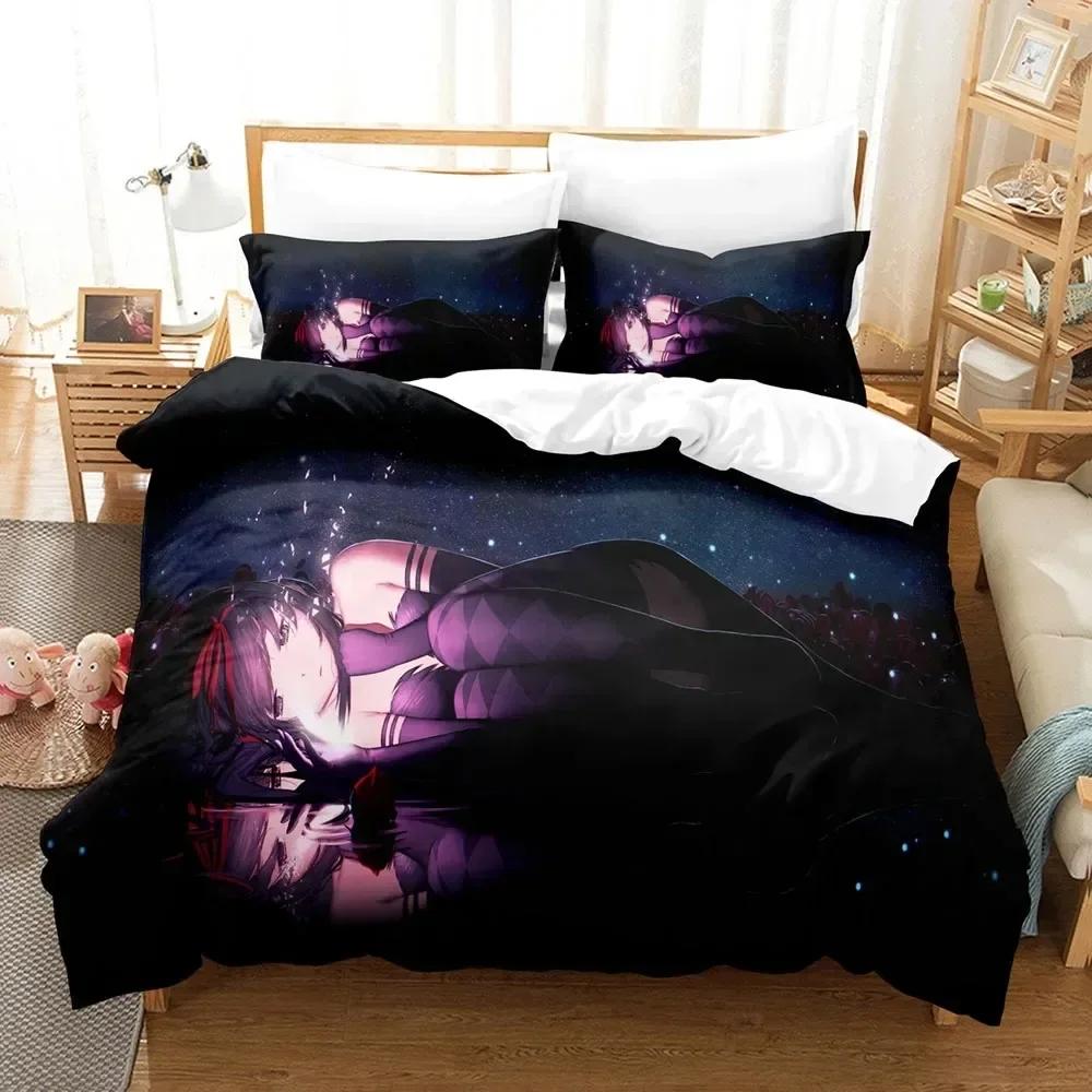 Comforter Fashion Top 3D Puella Magi Madoka Magica Bedding Sets With Twin Full Queen King Bedclothes