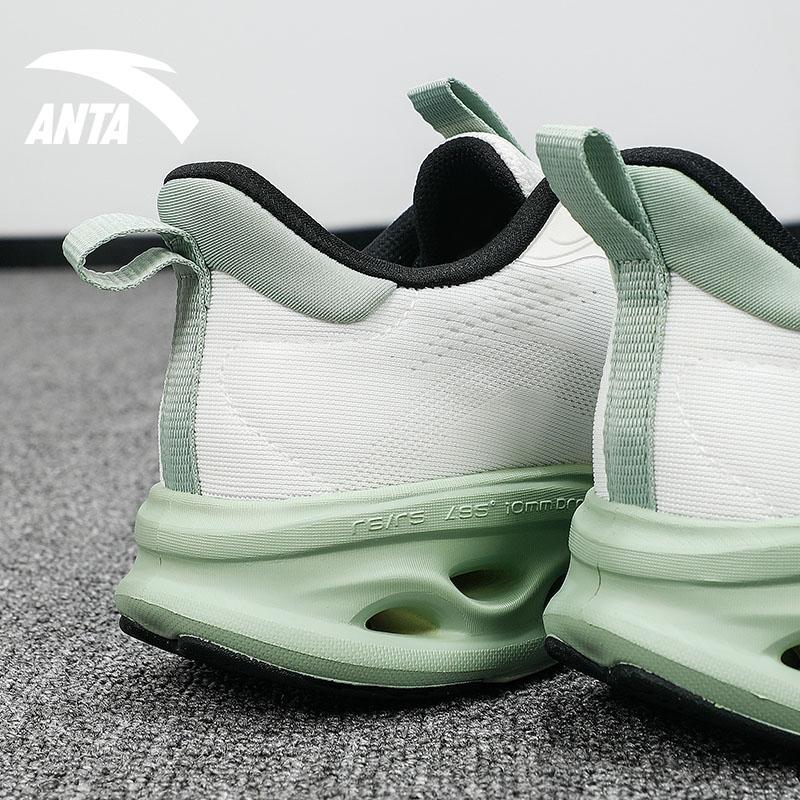 Anta Energy Ring Shock Absorbing Non-Slip Durable Low-Top Running Shoes Men Sneakers White 112325570-3