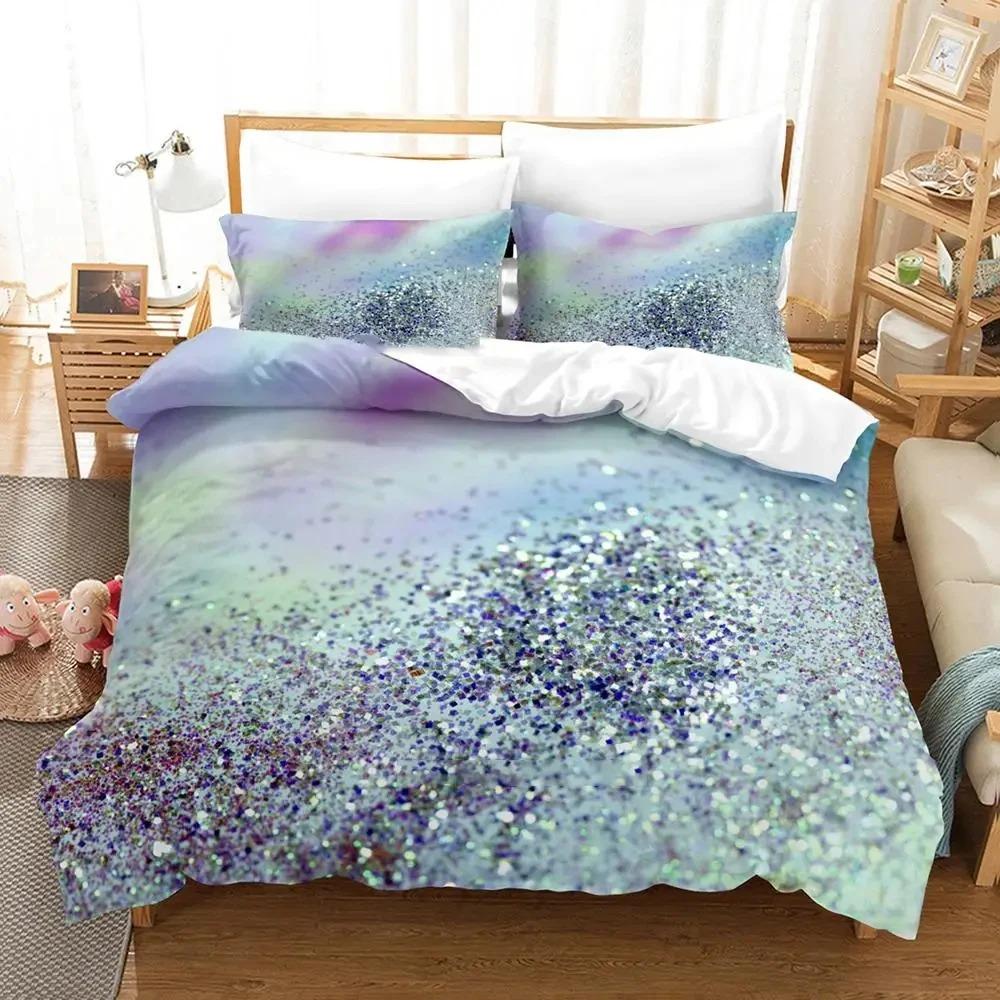 

Комплект постельного белья Artistic Crystal для мальчиков и девочек Twin Queen Size Пододеяльник Наволочка Кровать для детей и взрослых Модный домашний текстиль 70x133cm 2pcs