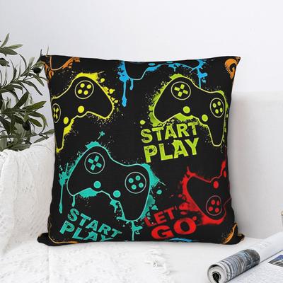 Heiß Bunt Spiel Gamepad Kissenbezug Bequemer Kissenbezug für Sofa Auto Heimdekoration Kawaii Kissenbezüge