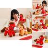 Lucky Horse Plush Toy With Keychain For Year Of The Horse Gift And Home Decor