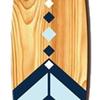 3 ks 12palcové velké námořní surfboardové nástěnné umění Dřevěný surfboard Závěsná pobřežní cedule pro obývací pokoj Ložnici Domácí dekorace