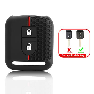 Etui silikonowe na kluczyk samochodowy z gumową osłoną do Nissana Micra K12 Note Navara Qashqai J10 Primera Almera Sunny X-Trail