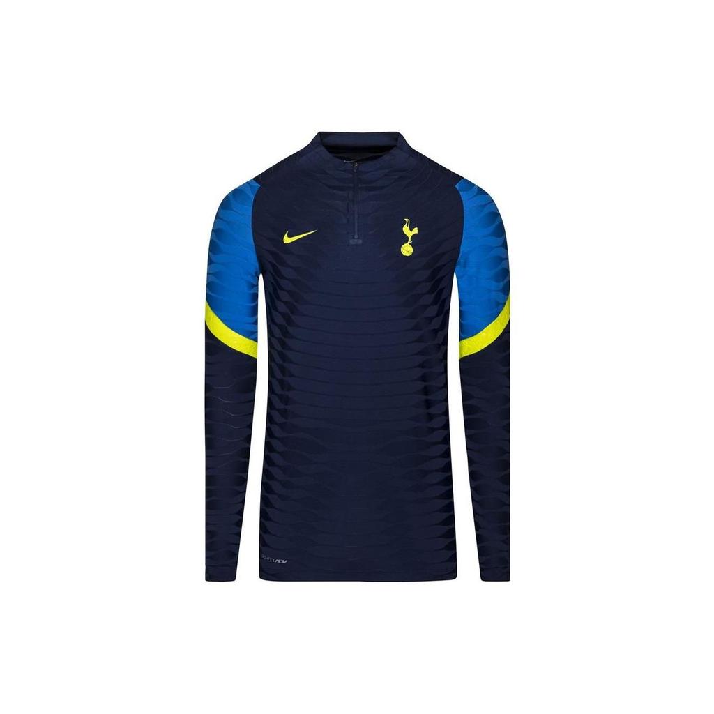 Nike Logo Label Half-Zip Training Long Sleeve Football Shirt Tottenham Hotspur Player Edition Men Tops Blue CW1379-429
