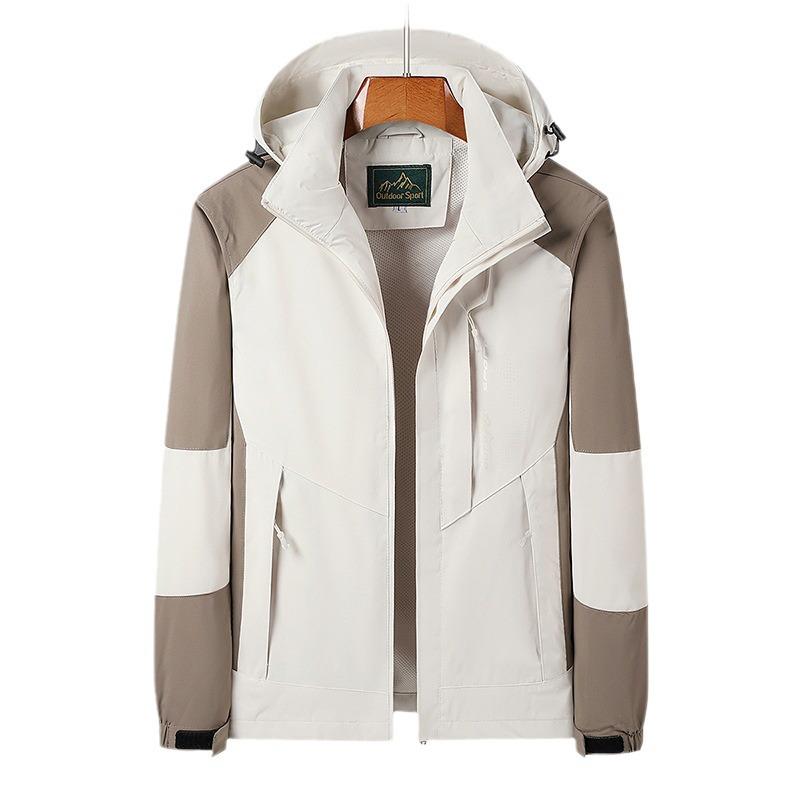 Unisex Waterproof Windproof Rain Jacket for Spring/Autumn - Lightweight Outdoor Travel & Mountaineering Coat