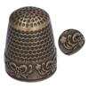 10pcs Vintage Bronze Sewing Thimbles Safe Grip Design Quilting Thimbles  For Home Use