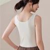 German Seamless Warm Vest for Women with Chest Cushion Winter One-piece Top for Wearing Inside Thick Base Underwear