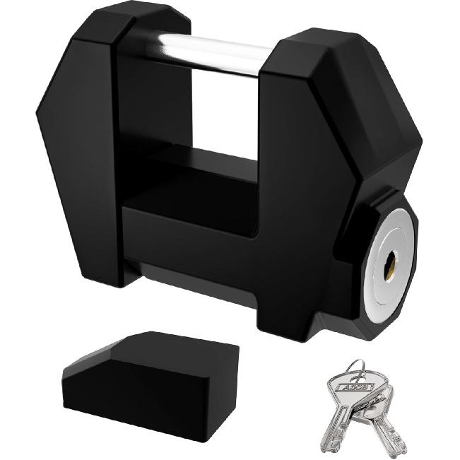 DEEAGLE Trailer Lock, Wide 1.2” Span, 1/4” Dia Trailer Coupler Tongue Lock, Wide Trailer Locks, Boat Trailer Locks For Towing Trailer Security,