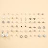 Earrings Set Geometric Earbone Studs Earrings Alloy Earrings Women's Small Stud Earrings Trinkets Stall Earrings