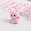 3Pcs/Bag Cute Waving Cat Figurines Car Ornaments Miniature Lucky Cat Home Desktop Decoration Diy Accessories Dollhouse Toy Gifts