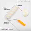 Paint Roller Brush Multiple Sizes High Density Lint Free Fabric Perfect For Home Wall Painting Diy Renovation Projects