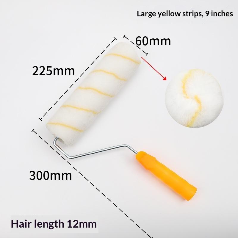 Paint Roller Brush Multiple Sizes High Density Lint Free Fabric Perfect For Home Wall Painting Diy Renovation Projects
