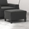 349343 vidaXL Footrest Dark Grey 60x50x41 Cm Microfibre Fabric