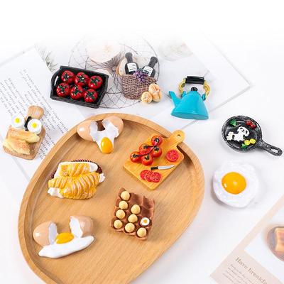 Creative Resin Tomato Baguette Simulation Accessory