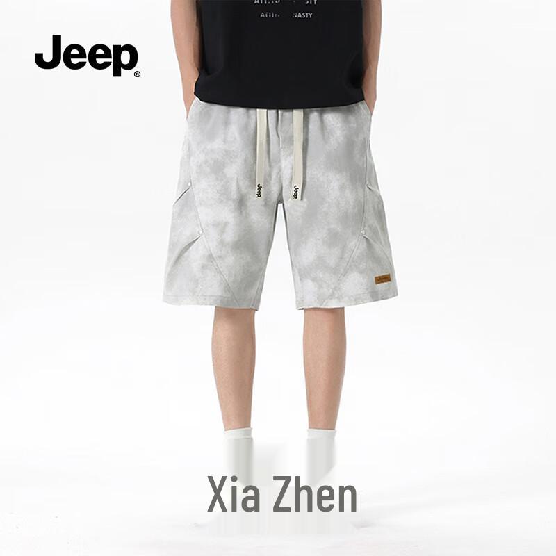 JEEP Men s Summer Quick-Dry Ice Silk Casual Shorts 3XL