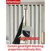 1PC Total Privacy Safe and Odorless Curtains for Living Room and Bedroom Solid Blackout Curtains with Grommets