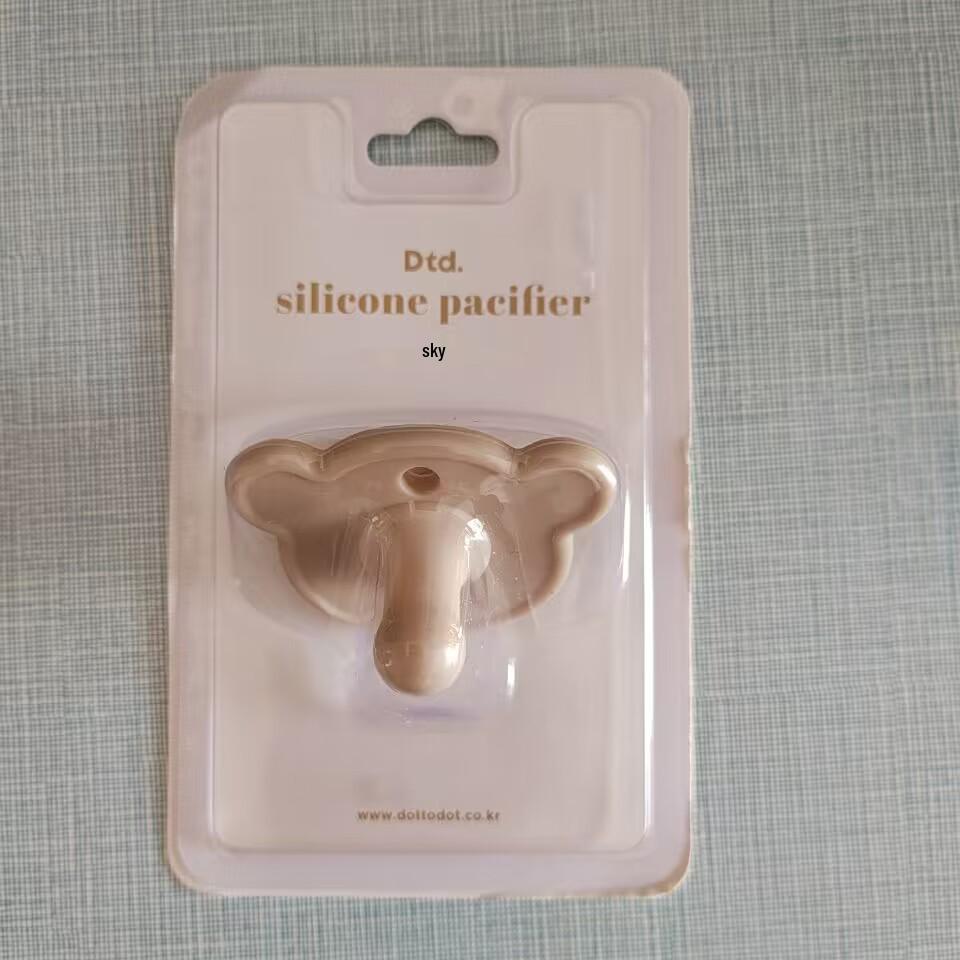 INS Newborn Ultra-Soft Silicone Pacifier, Anti-Colic, Sleep-Well Design for 0-6 Months