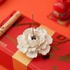 Handmade Peony Ceramic Tea & Incense Gift Set