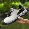 Fashion Comfortable Slip-Resistant Outdoor Shoes Men's Breathable SneakersLightweight Men Walking Shoes New Mesh Lace-Up Casual Flats