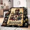 Super Mario Flannel Blanket Eye-catching Pattern Great For Sofa Bedroom Chair Bed Travel Picnic -HE50