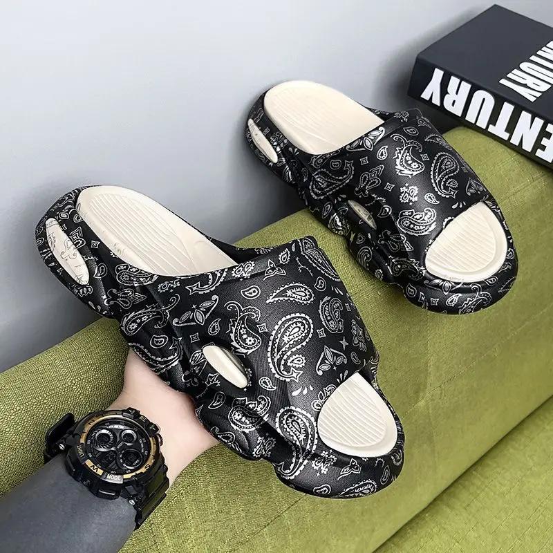 Fashion Male Slipper Eva Beach Men's Shoe Platform Designer Luxury Clappers 2025 Fashion High Quality Trend Comfortable Casual Slides