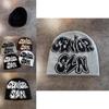 Fall Winter Letter Knit Hat Hat For Teens Adults Acrylic Knit Caps With High Top Design