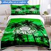 3PCS Sociedade Esportiva Palmeira Printed Soft Bedding Set,Including 1pc Duvet Cover And 2pcs Pillowcases Perfect for Bedroom, Dormitory, Fan gift