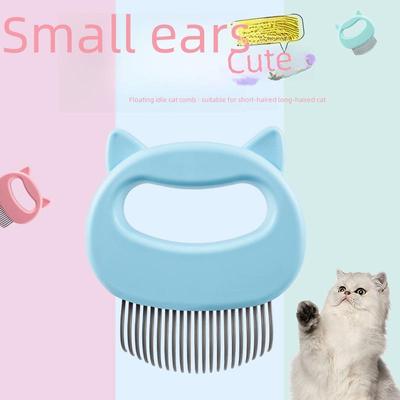Pettine a Conchiglia per Animali Domestici per Rimuovere i Peli Fluttuanti – Ideale per Gatti e Cani a Pelo Lungo e Corto