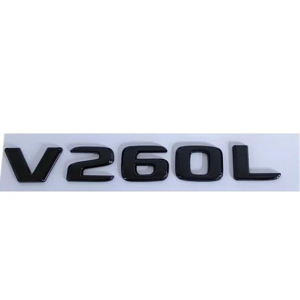 

ABS Car Rear Sticker Badge Emblem Trunk Decals Modified Decoration V260L срібний