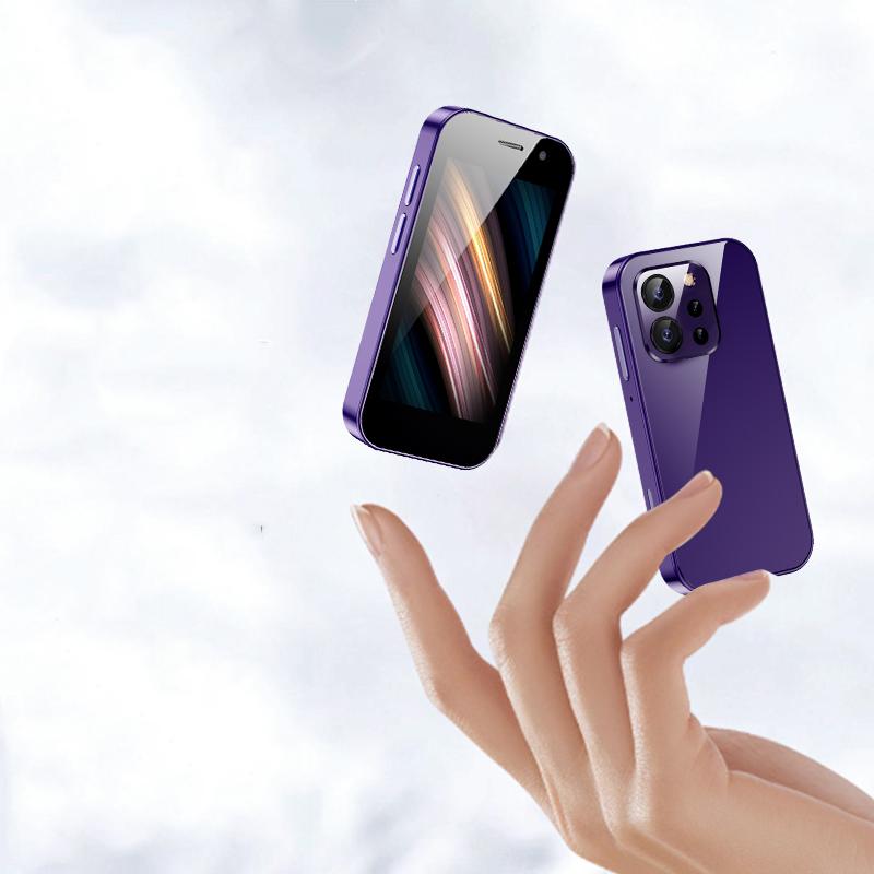 XS15 PRO Small Smartphone 3.0 Inch Android 9.0 Quad-core RAM 2GB/3GB ROM 16GB/64GB 2000mAh Face ID Type-C Dual SIM 4G Mobile Phone