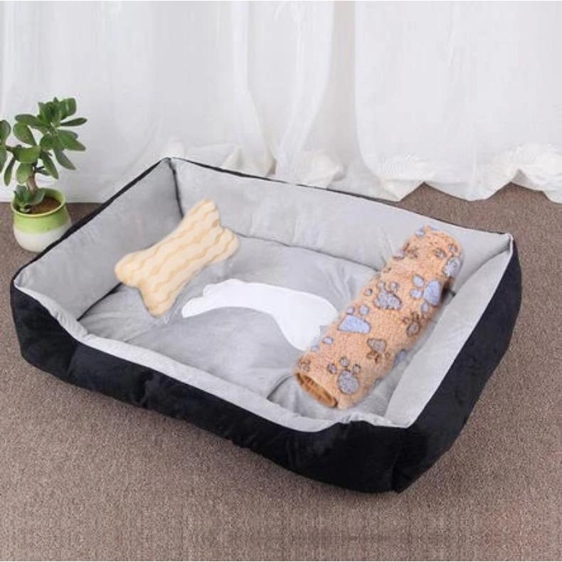 Soft Pet Bed Flannel Thickened Pet Fleece Dog House Soft Fleece Nest Dogs Baskets Mat Puppy Kennel For Cat Breathable Pets Bed