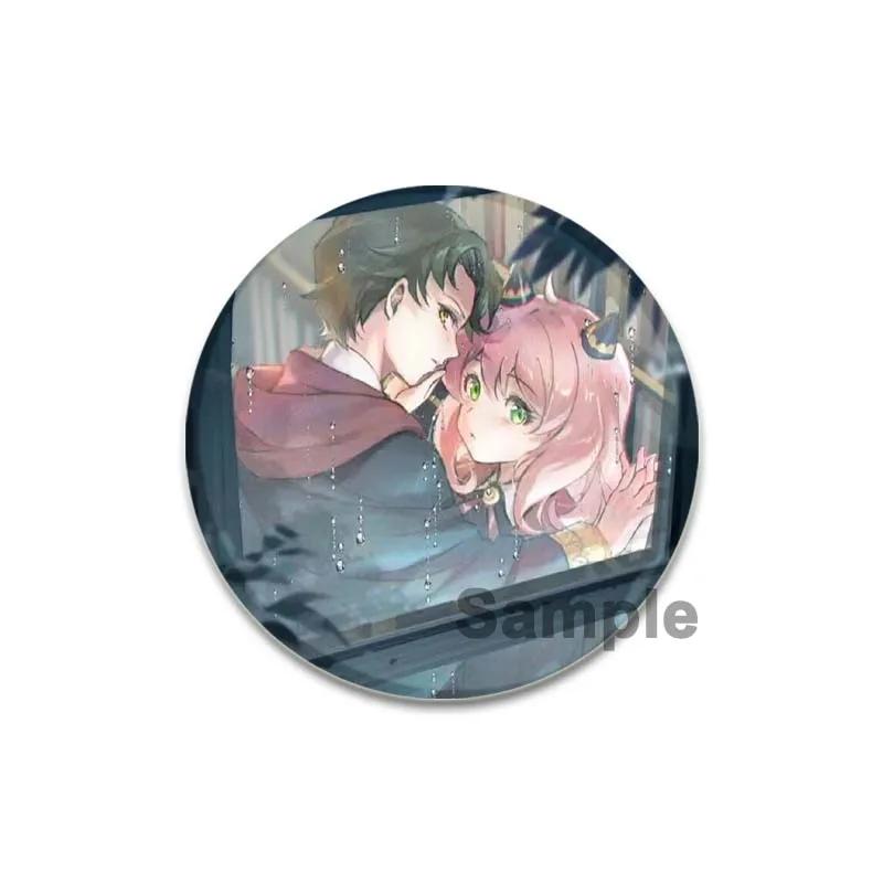 32/44/58mm SPY X FAMILY Enamel Pin Cute Anime Brooches Anya Forger Damian Lapel Pins Cartoon Badge Backpack Hat Jewelry Accessories Gift