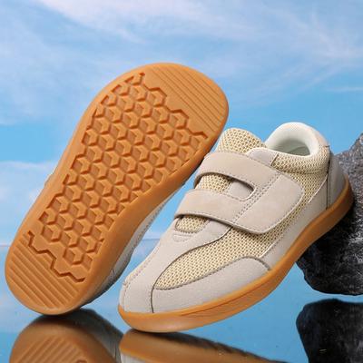 Kid's Wide Toe Shoes Boys Girls Breathable Mesh Casual Shoes Children Walking Running Sports Shoes Elastic Flats