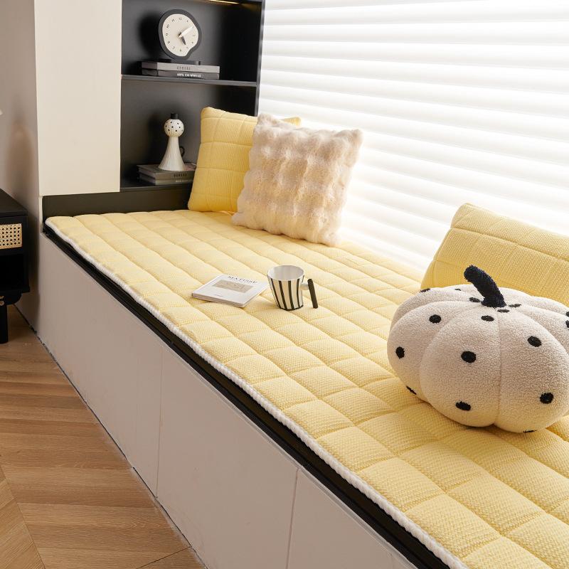 New Bay Window Mat Sponge Window Sill Mat Four Seasons Universal Non-Slip Tatami Bedroom Balcony Internet Celebrity Seat Cushion