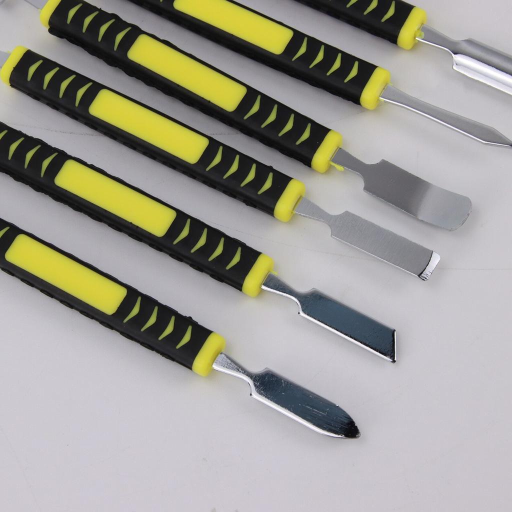 6PCS Metal Crowbar with Two Ends Universal Mobile Phone Digital Home Appliance Product Dismantling Stick Shell Opening Tool